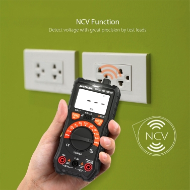 Meterk 2000 Counts Digital Multimeter  Multi-functional Auto Meter DMM Voltmeter Ohmmeter Measuring AC/DC Voltage Current