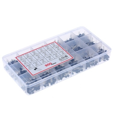900pcs 18 Value Bipolar Triode Transistor TO-92 Box Kit A1015-2N5551 DIY LED Kit
