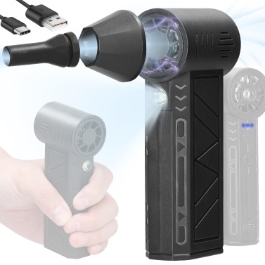 Handheld Ducted Turbofan 130,000RPM Jet Fan Lithium Violent Fan Portable Car Washer Multifunctional Dust Blower Keyboard Cleaning Tool