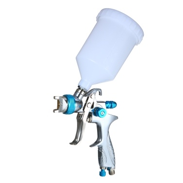 Spray Gun Gravity Feed Paint Sprayer with 600ml Cup 1.4mm Nozzle for Wall/Furniture/Fence/Cabinet/Table/Chair Spraying and Cleaning