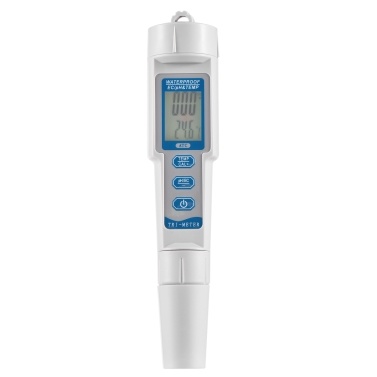 New Professional 3 in 1 Multi-parameter Water Quality Tester Monitor Portable Pen Type pH & EC & TEMP Meter Acidometer Water Quality Analysis Device