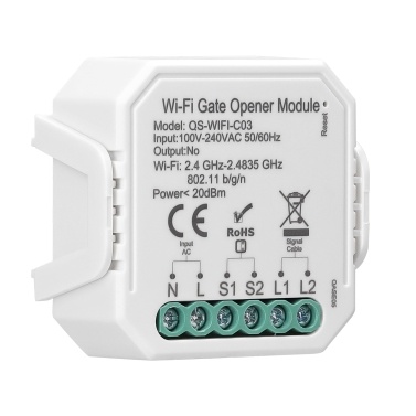 Tuya WiFi Garage Door Opener Controller Mobilephone Remotely APP Control Compatible with Alexa Google Home for Voice Control