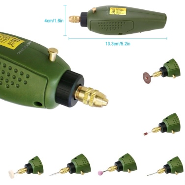 Meterk Professional Super Mini Electric Grinding Set 12V DC Drill Grinder Tool for Milling Polishing Drilling Cutting Engraving Kit