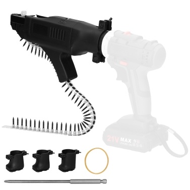 Automatic Lithium Electric Drill Chainscrew Machine Converter Cordless Staple Machine Rechargeable Electric Nailer Portable Nailing Machine Woodworking Stapler Conversion Tool