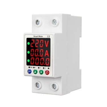 Automatic Reclosure Protector Intelligent Metering Breaker LCD Display Reclosing Switch Overload Overvoltage Undervoltage Current Limiting Protections Circuit Breaker