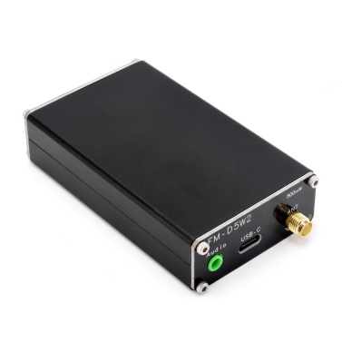 0.5W Frequency Modulation Emitter 76-108Mhz 500mW Digital Display Stereo Transmitting Device Type-C Interface with 2000M Transmission Distance for Churches Car Radio Broadcast Campus Station