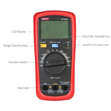UNI-T UT136C+ LCD Digital Multimeter