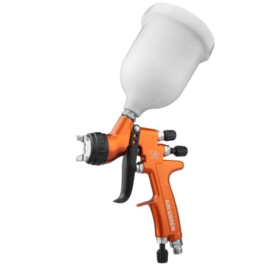 HVLP Gravity Feed Spray Gun 1.3mm Nozzle 600CC Cup Highly Atomized Paint Spray Gun