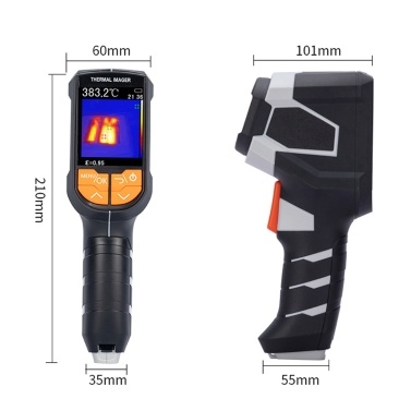 2.4 Inch LCD Display Screen Handheld Infrared Thermal Imager -20~1000℃