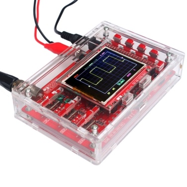 Oscilloscope Kit 2.4 Inch TFT Handheld Pocket-Size Digital Oscilloscope with Protective Case and Probe Electronic Learning Set Fully Assembled
