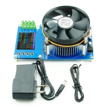 150W 20A Adjustable Constant Current Electronic Load 2.4inch TFT Color Display 4 Working Modes USB Lithium Battery Capacity Monitor Tester Discharge Meter