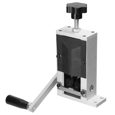 Portable Household Wire Stripper Aluminum Alloy Manual Wire Stripping Tool Cable Peeling Machine with Hand Crank Use with Hand Electric Drill for 2-15mm Wire