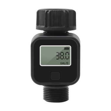 SGS05 Garden Water FlowMeter Digital Display Water Consumption Tester Water FlowVelocity Detector Garden Plant Watering Accessory