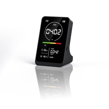 4in1 Air Quality Meter Household CO2 TVOC Tester Portable Temperature Humidity Detector NDIR Sensor Digital Display with Alarm Function