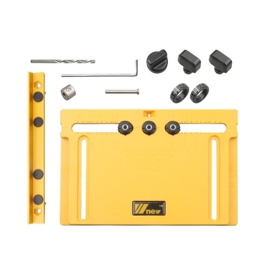 Cabinet Hardware Jig Template Tool Adjustable Dowel Drilling Guide Woodworking Punch Locator for Doors/Drawers/Cabinets Handles and Pulls Installation