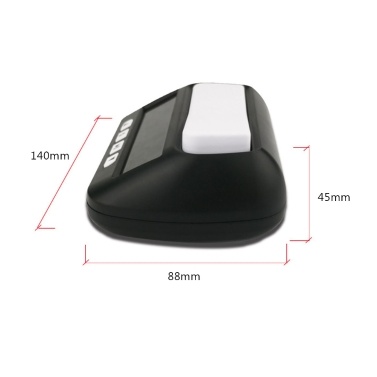 Professional Chess Clock Electronic Board Game Competition Hour Meter Compact Count Up Down Timer