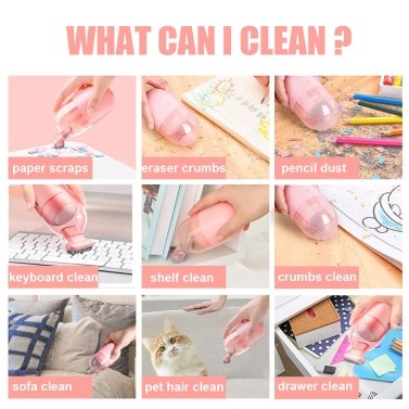 Desktop Vacuum Cleaner Cordless Mini Keyboard Vacuum Cleaner Handheld Electric Pet Hair Vacuum C2 Desktop Capsule Vacuum Cleaner (dry battery)