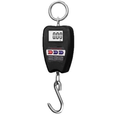 Portable Electronic Luggage Scale Multifunctional Digital Scales LCD Display Travel High Accurate Handheld Weighing Tool Hook Hung Scale Compact Crane Scale