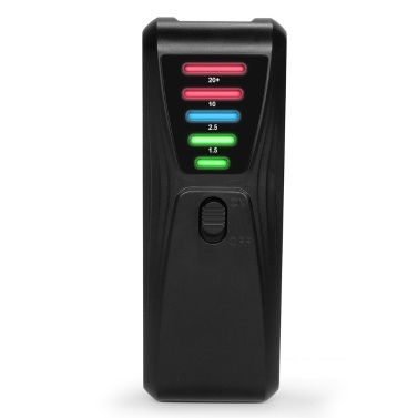 Practical Electromagnetic Radiation Detector Handheld EMF Tester EMF Meter Portable 5 LED Gauss Meter Magnetic-Field Test Meter for Home Vacuum Cleaner Hair Dryer