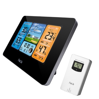 FanJu FJ3373 Multifunction Digital Weather Station LCD Alarm Clock
