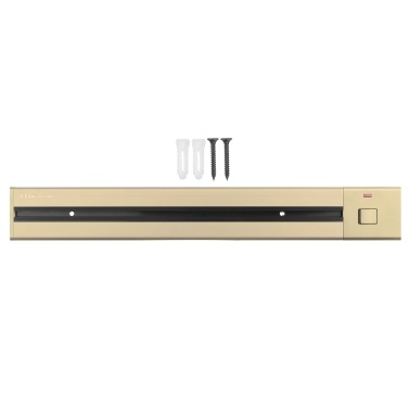 KKmoon Electrical Outlet Track Surface Mounted Power Outlet Track 60cm Aluminum Alloy Kitchen Sockets Track Wall Outlet Extension Sliding Rail Works with Movable Power Outlet