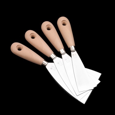 4 Pcs Putty Scraper Set Shovel Paint Scraper Spackle Kit