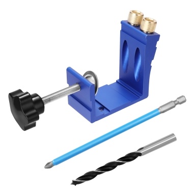 Woodworking Oblique Hole Locator 15 ° Drilling Positioner Inclined Hole Digging Hole Opener Drill Locator Making Furniture Accessories Woodworking Tool