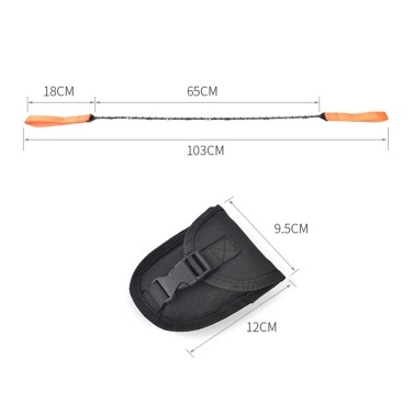 3/8 Thin Tooth Hand Chainsaw Garden Trimming Tools Outdoor Survival Chainsaw Folding Portable Chainsaw