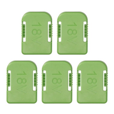 KKmoon 5pcs Lithium-Ion Batteries Storage Bracket Dedicated Battery Clip Battery Mount Dock Holder Replacement for Bo-sch BAT622 BAT609 18V Battery MAK BL1860B BL1850B BL1860 BL1850 18V Battery