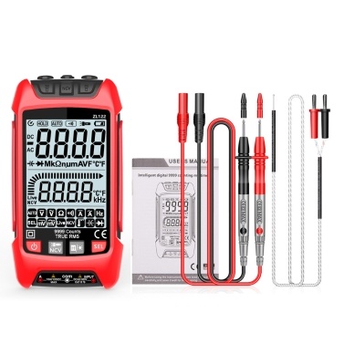 Digital Multimeter LCD Backlight Display Handheld Multimeter Professional True RMS Voltage Resistance Frequency Tester