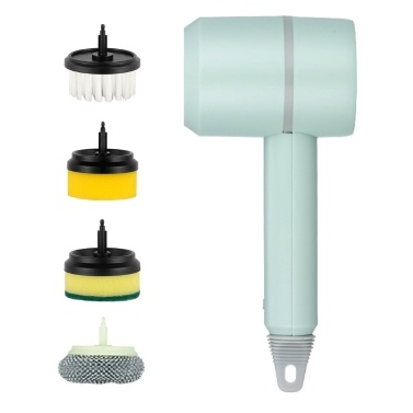 Wireless Electric Cleaning Machine USB Rechargeable Automatic Kitchen Dishwashing Brush Bathtub Tile Professional Cleaning Tool