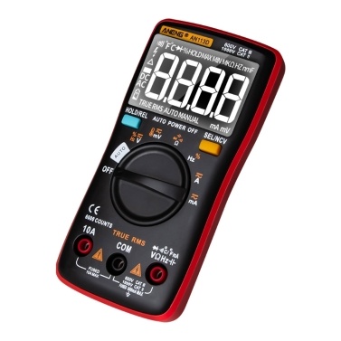 ANENG AN113D Digital Multimeter Electrical Meter 6000 Counts DC/AC Current Voltage Tester Meters True RMS Auto Ranging LCD Display Temperature Measurement