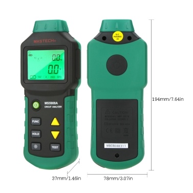 MASTECH MS5908C LCD Digital Circuit Analyzer Voltage GFCI RCD Fault Tester Low Voltage Distribution Line Fault Test Meter Circuit Tester