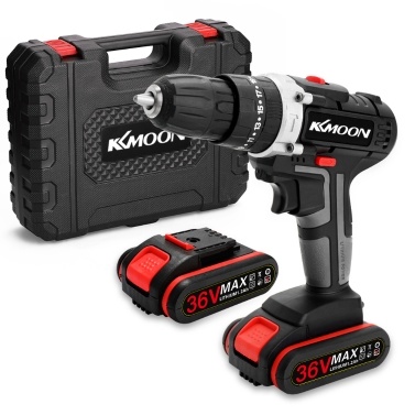 36V Multifunctional Impact Electric Cordless Drill High-power Lithium Battery Wireless Rechargeable Hand Drills Brush Motor Home DIY Electric Power Tools