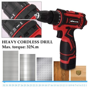 18V Multifunctional Electric Cordless Drill High-power Lithium Battery Wireless Rechargeable Hand Drills Brush Motor Home DIY Electric Power Tools