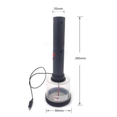 100-230V ABS Antiskid Handle Mini Static Grass Flocking Applicator for DIY Scenic Modelling Sand Table