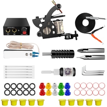Comprehensive Professional Liner and Shader Tattoo Machine Set for Tattoo Artists Beginner