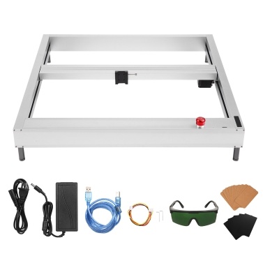 Aluminium Alloy 400mm*400mm Engraving Area,Aluminum Alloy Laser Engraving Machine  Laser Engraving Cutting Machine