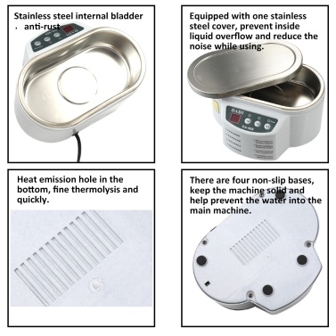 DADI968 Mini Size Household Digital Ultrasonic Cleaner
