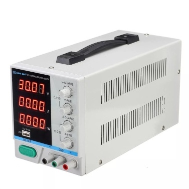 LONG WEI PS-3010DF 110V/220V 30V 10A Adjustable LED Digital Display DC Power Supply Switching Regulated 5V 2A USB Power Supply