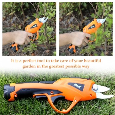 3.6V Electric Pruning Shear Rechargeable Home Garden Scissors Cordless Secateur Fruit Tree Branches Cutter