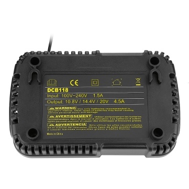 12-20V Electric Power Tool Battry Charge Device Compatible with  4.5A 10.8V 14.4V 18V 20V Li-ion Batteries