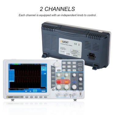 Owon EDS202E 2-CH Digital Storage Oscilloscope with 8-inch LCD Display 10M Depth Memory Handheld Portable Oscillometer 100MHz 1GS/s AU Plug