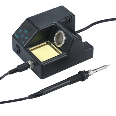 60W Soldering Station with Constant Temperature Digital Display Welding Tool Adjustable Temperature Repairing Tool Household Electric Soldering Iron Industrial Soldering Gun for Phone PCB IC Welding Attached UK Adapter