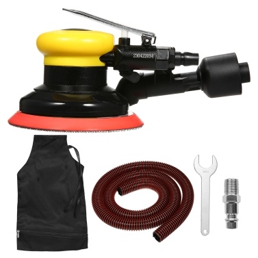 Air Random Orbital Sander 5'' Vacuum Air Sander Non-vacuum Pneumatic Sandpaper Polished Grinding Machine Pneumatic Sander