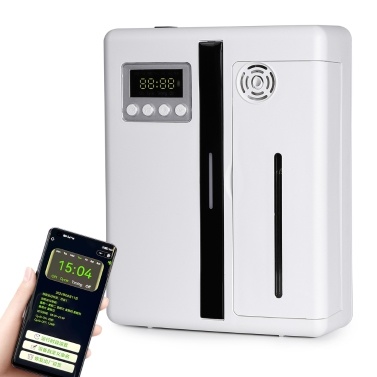 Intelligent Atomizing Essential Oil Diffuser Pure Oil Aromatherapy Diffusers LCD Display Fragrance Diffuser Timer Aroma Machine Built-in High Speed Fan