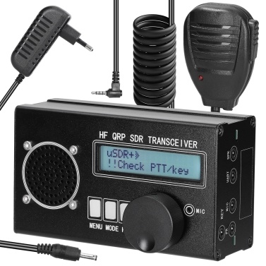 uSDR uSDX 8 Bands SDR All Mode High Frequency SSB QRP Transceiver with Power and SWR Indicator