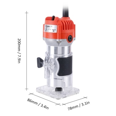 Woodworking Electric Trimming Machine Engraving Electromechanical Wood Milling Slot Machine Copper Motor