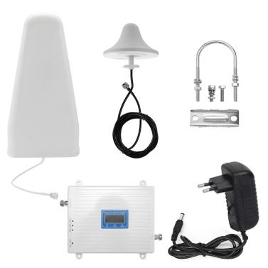 110-220V Tri Band Amplifier 900 1800 2100 GSM DCS WCDMA 4/3/2G LTE Universal Signal Booster Intelligent Repeater Kit