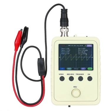 KKmoon 2.4" TFT Digital Oscilloscope Kit with Power Supply and BNC-Clip Cable Probe